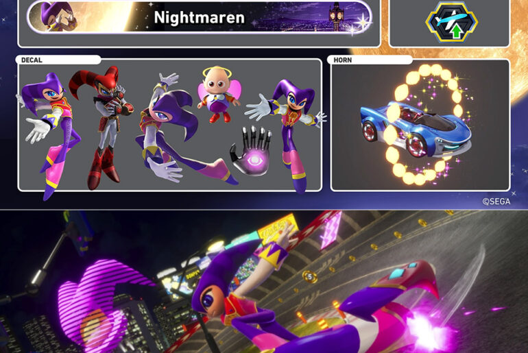 NiGHTS Festival Sonic Racing CrossWorlds