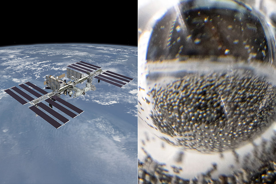 NASA Fluid Particles Experiment Physics ISS Microgravity
