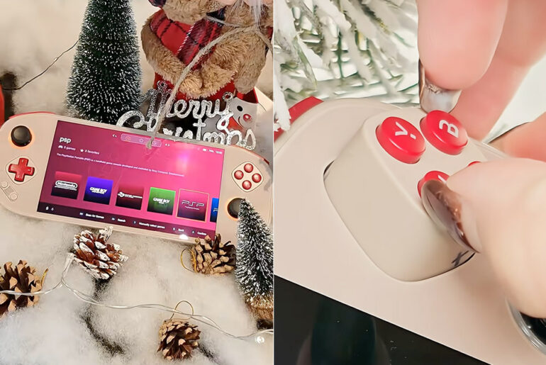 MANGMI Pocket Max Retro Gaming Handheld Modular Controllers