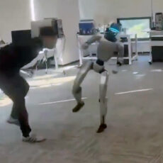 Motion Capture Suit Unitree G1 Robot Kick