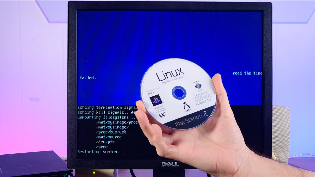 Running Linux PlayStation 2 Console