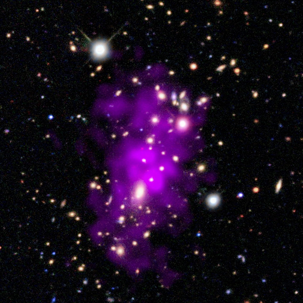 NASA Chandra X-ray Observatory Champagne Cluster New Year 2026