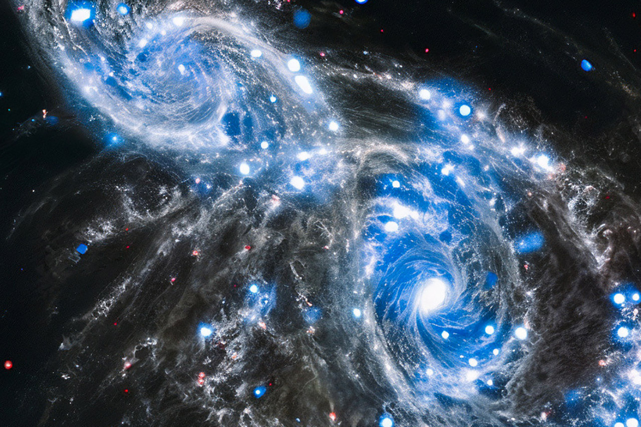 NASA James Webb Spiral Galaxy Collision