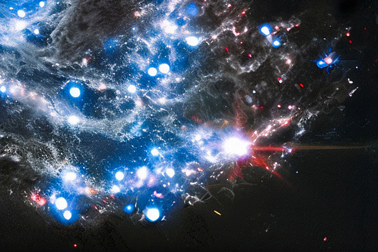 NASA James Webb Spiral Galaxy Collision