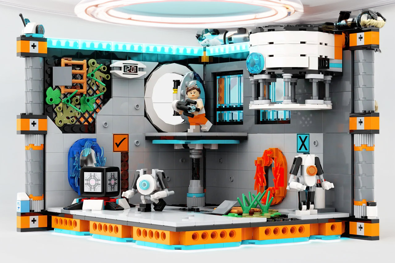 LEGO Ideas Portal 2 Test Chamber Creator