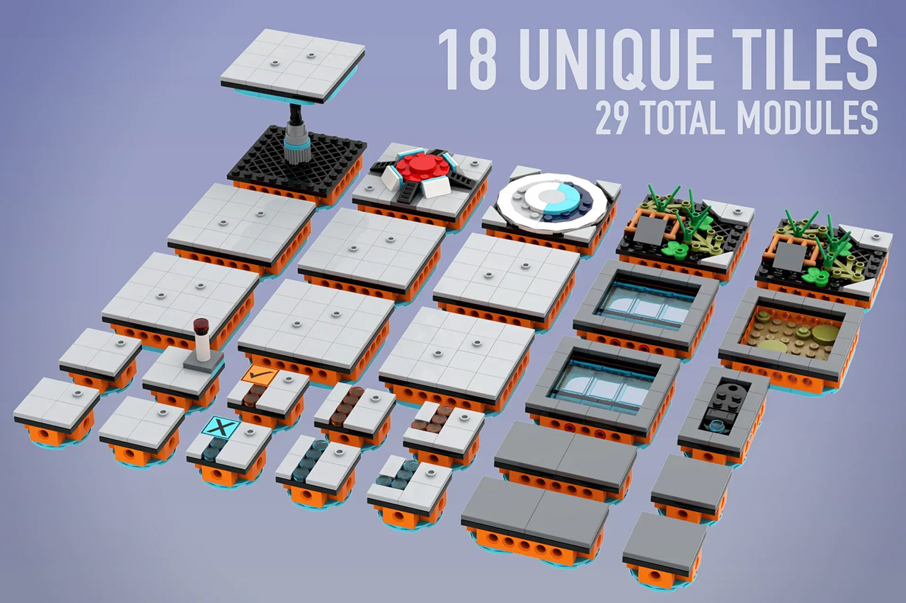 LEGO Ideas Portal 2 Test Chamber