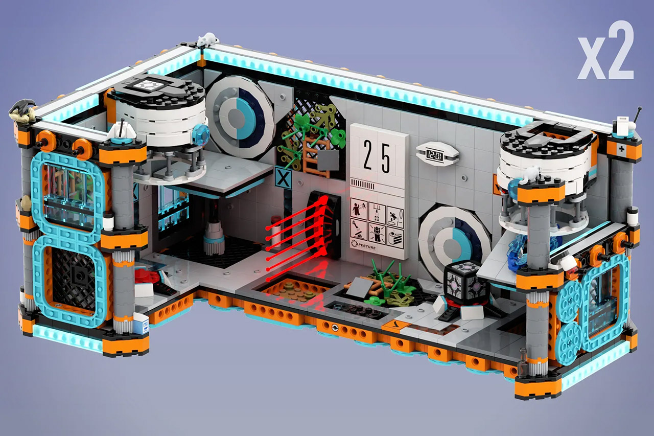 LEGO Ideas Portal 2 Test Chamber