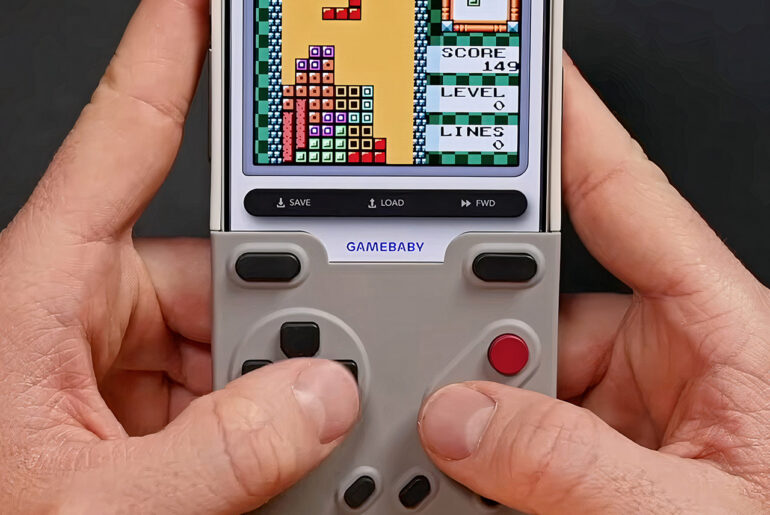 GameBaby Bitmo Lab iPhone Case Retro Handheld