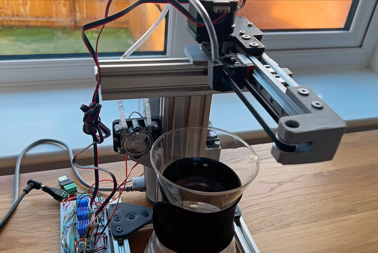 Two-Axis Coffee Machine Pour-Over