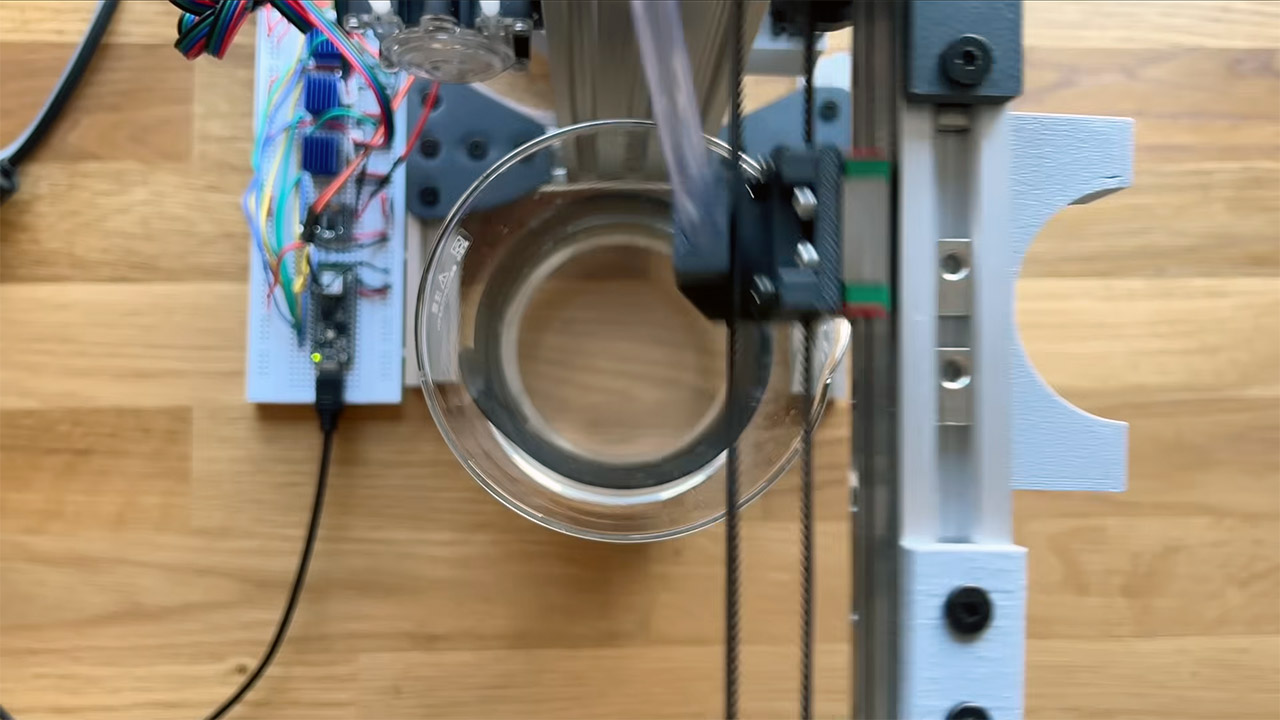 Two-Axis Coffee Machine Pour Over