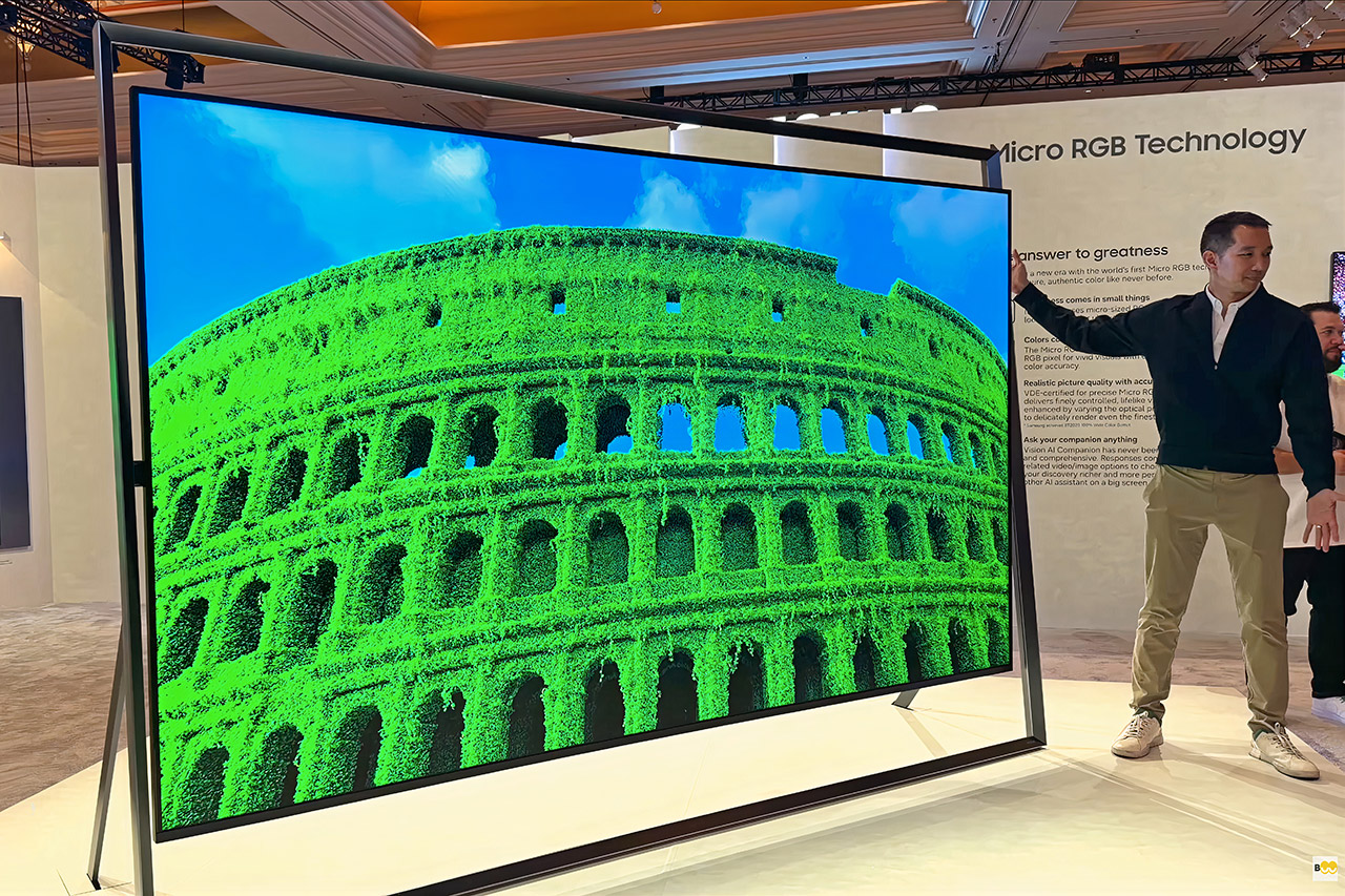 Samsung 130-inch Micro RGB TV CES 2026 R95H