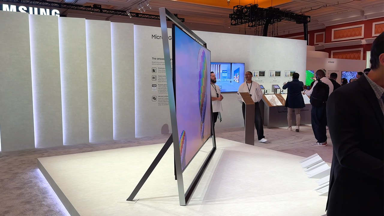 Samsung 130-inch Micro RGB TV CES 2026