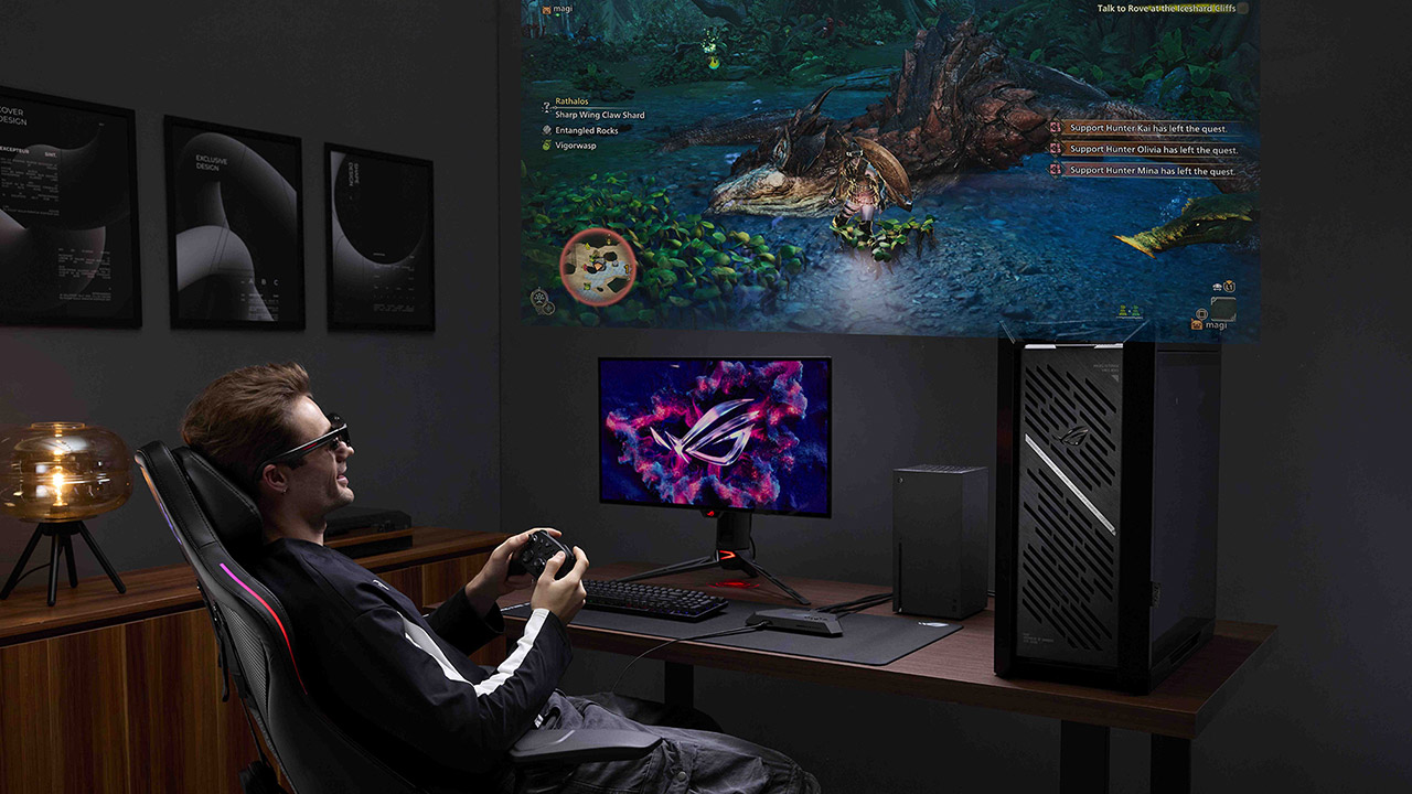 ASUS ROG Xreal R1 AR Gaming Glasses CES 2026