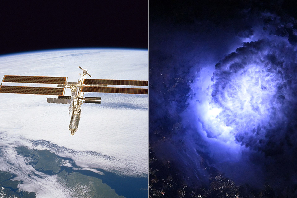 NASA Astronaut Nichole Ayers Lightning ISS