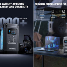 Grecell 240W 48,000mAh LiFePO4 Portable Power Station