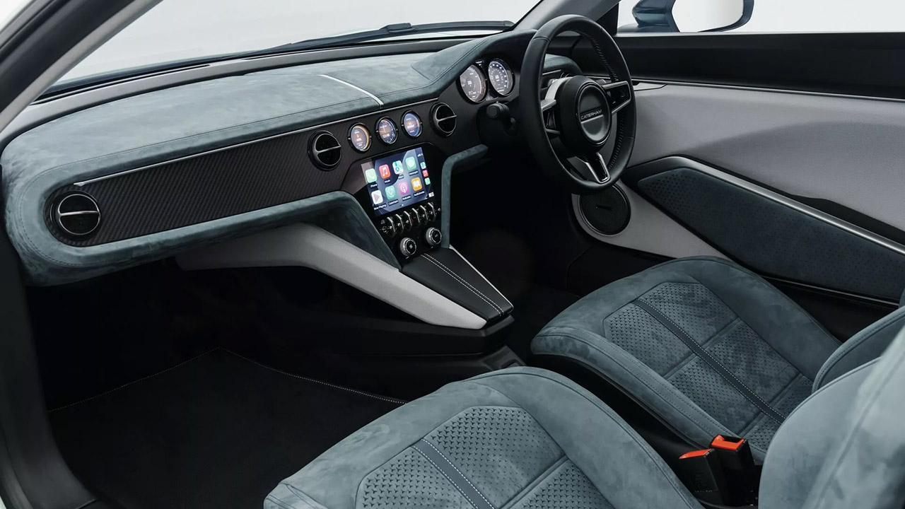 Caterham Project V Electric Sports Car Interior