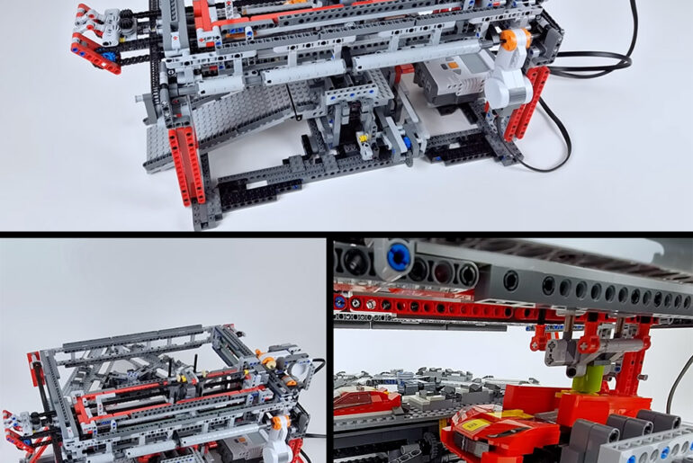 Fully-Automated LEGO Car Factory