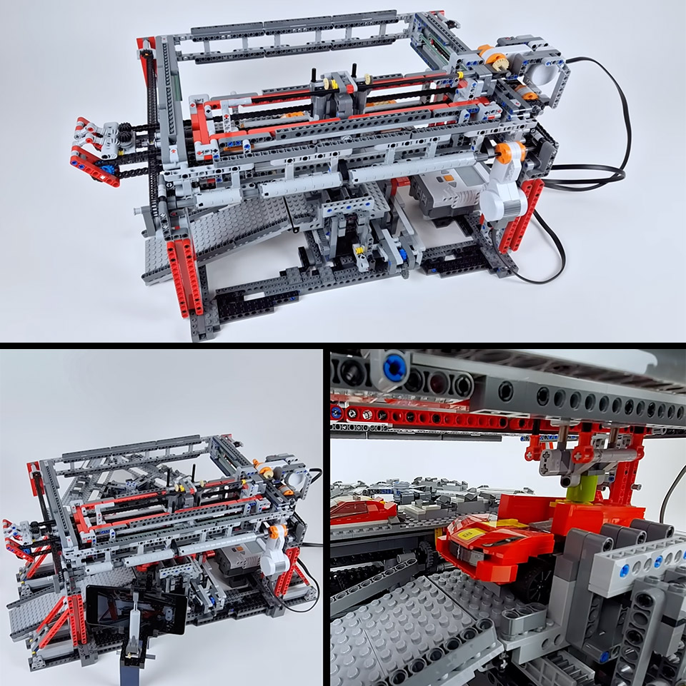 Fully-Automated LEGO Car Factory
