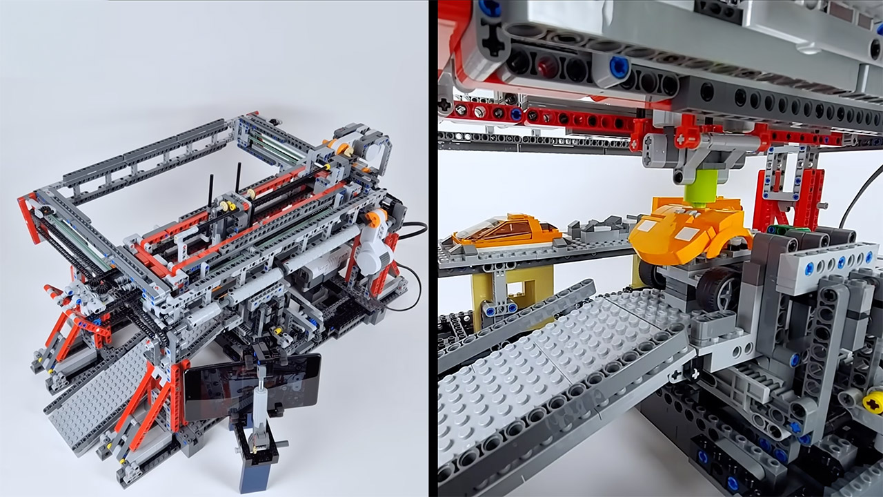 Fully-Automated LEGO Car Factory