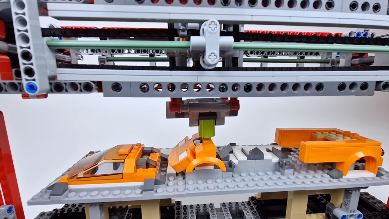 Fully-Automated LEGO Car Factory
