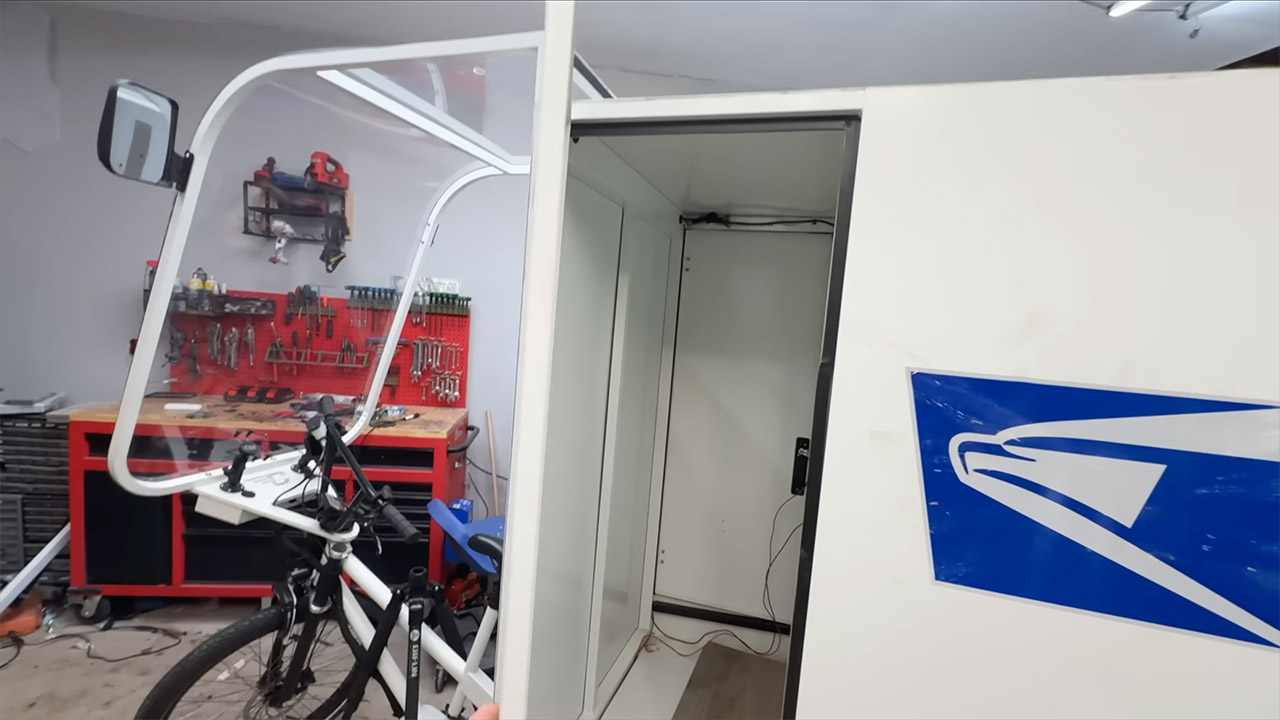 USPS Electric Cargo Trike Micro Camper