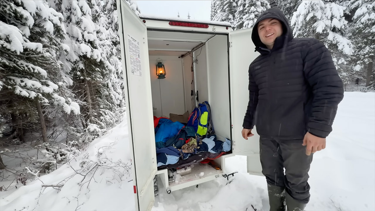 USPS Electric Cargo Trike Micro Camper