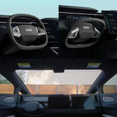 Autoliv Foldable Retractable Steering Wheel Autonomous Vehicles