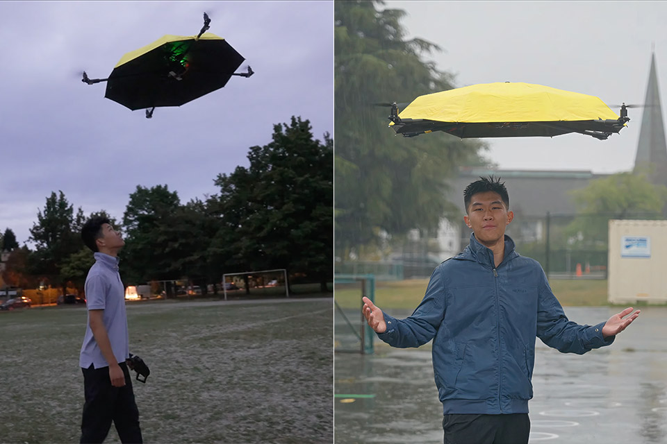 Autonomous Flying Umbrella 2.0