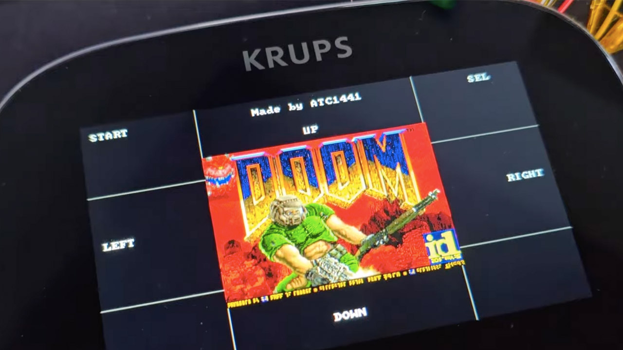 Krups Cook4Me Smart Cooking Pot Running DOOM