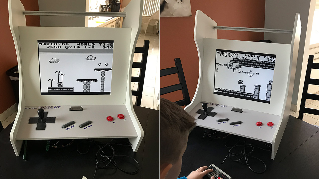 ArcadeBoy Nintendo Game Boy Arcade Cabinet