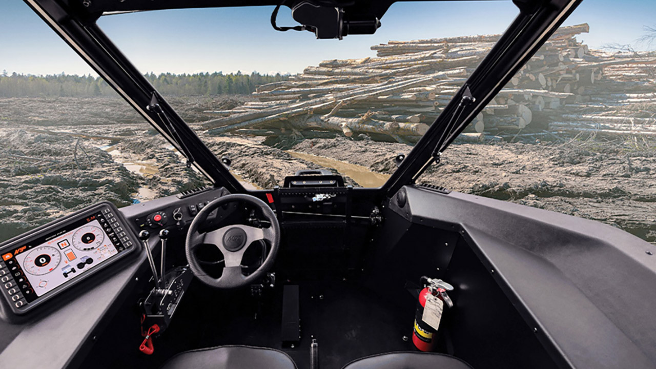 Argo Sasquatch XTX Amphibious Off-Road Vehicle Interior