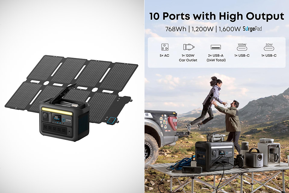 Anker SOLIX C800X Portable Power Station 100W Solar Panel