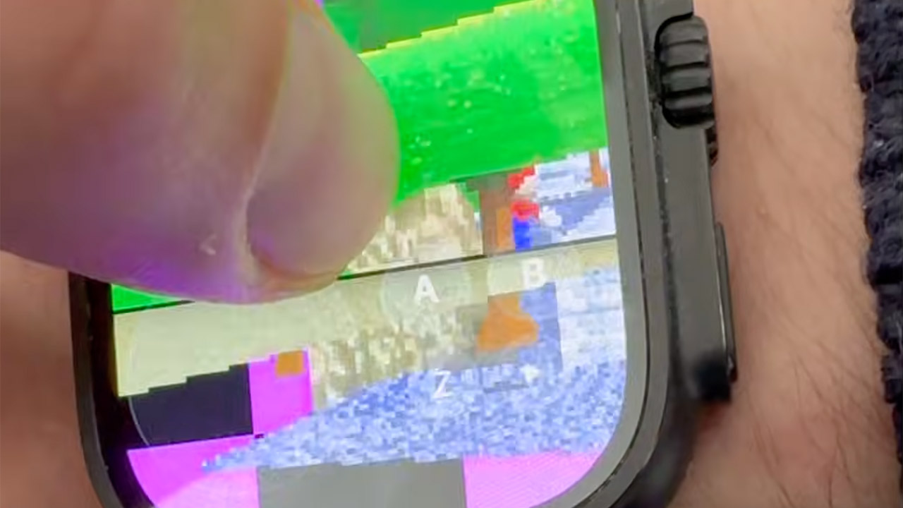 Super Mario 64 Apple Watch Mod Game