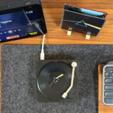 Mini Record Player Spotify Streaming Device