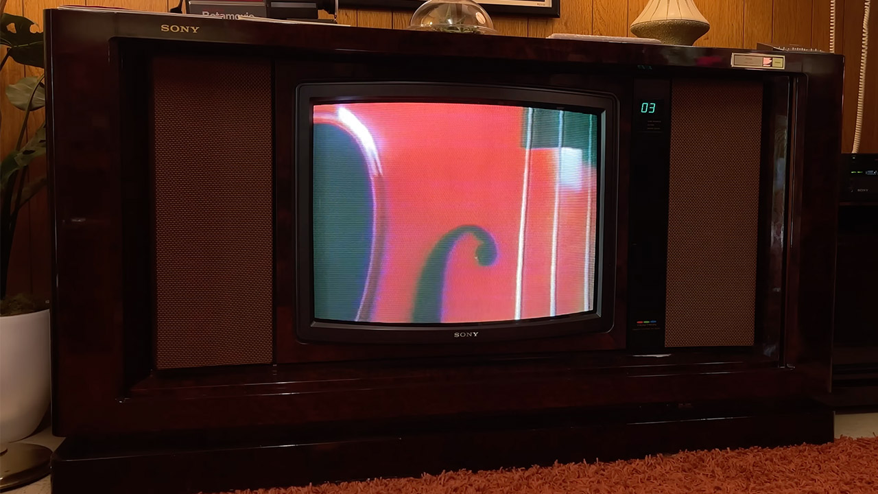 1981 Sony Trinitron KV-3000R TV Set