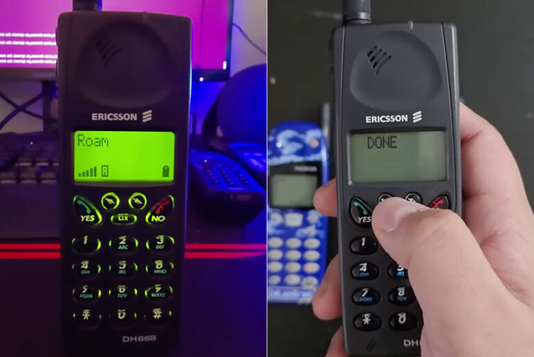 1G Data Brick Phone Ericsson