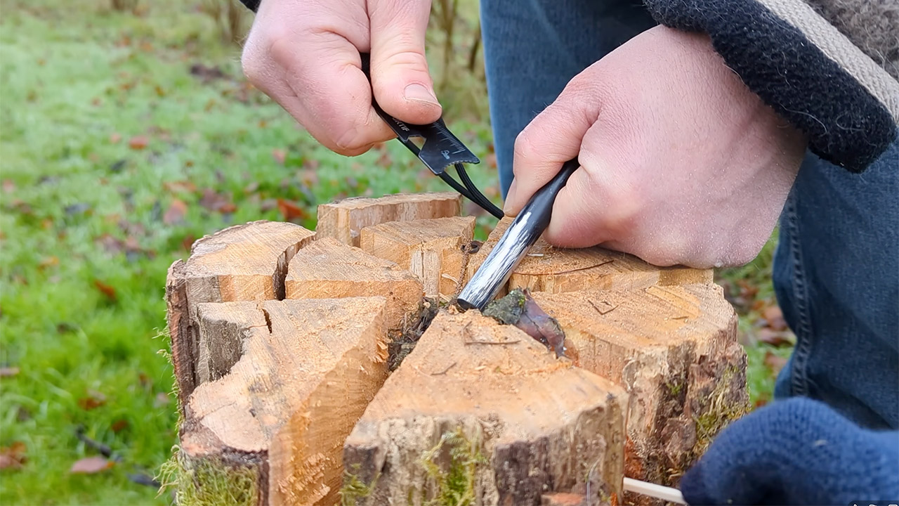 Swedish Torch One Log Fire How To