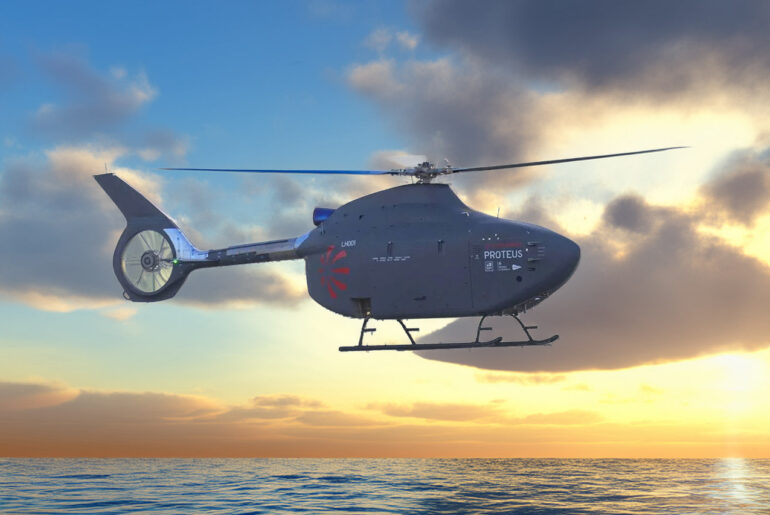 Royal Navy Proteus Autonomous Anti-Submarine Helicopter