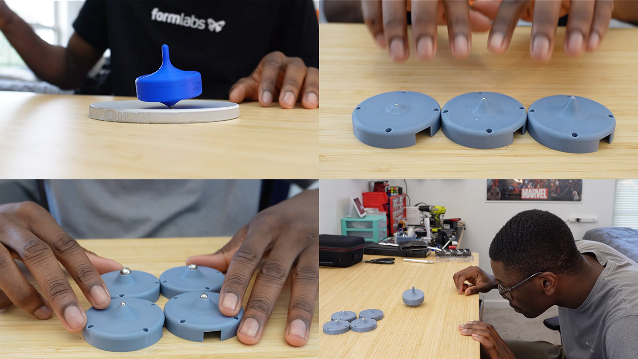 Over-Engineered Spinning Top