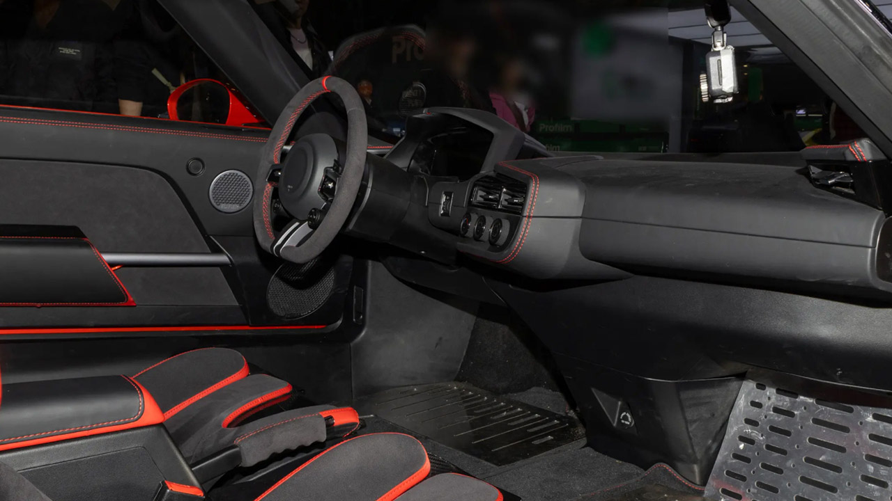 SC-01 Electric Sports Car Interior