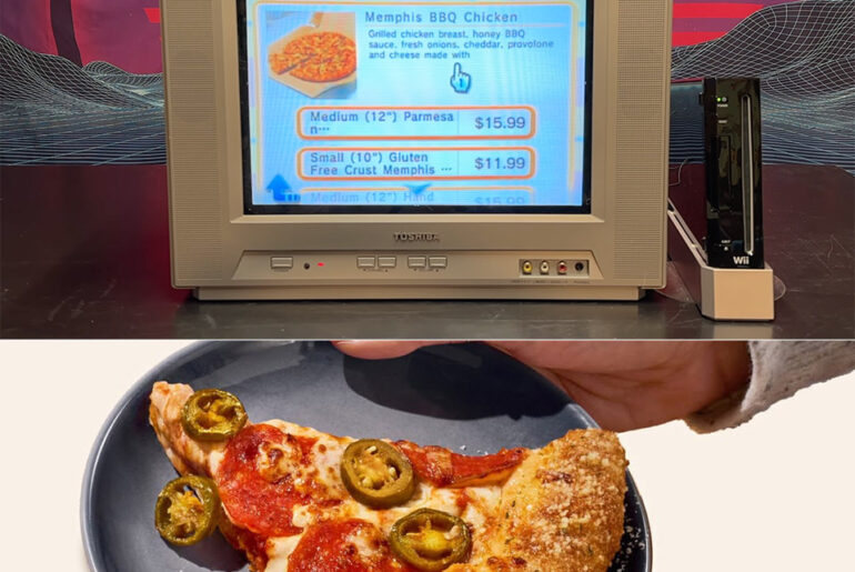 Nintendo Wii Food Channel Domino's Pizza Ordering