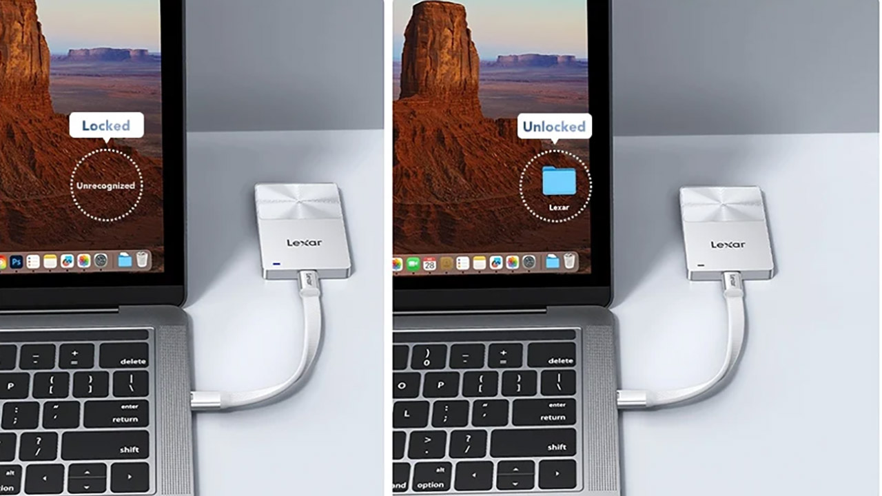 Lexar TouchLock Portable SSD Launch