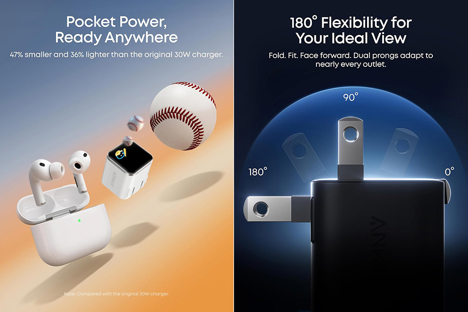 Anker Nano Charger with Smart Display