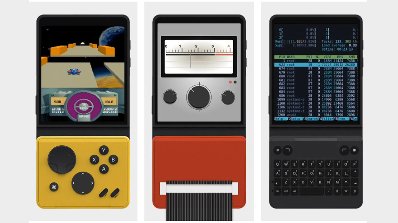 Mecha Comet Open Modular Handheld Linux Computer Launch