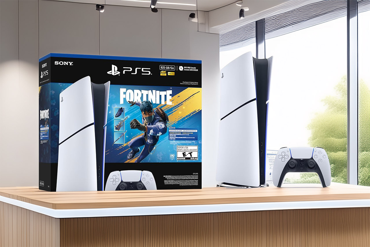 Sony PlayStation 5 Digital Edition 825GB Fortnite Flowering Chaos Bundle