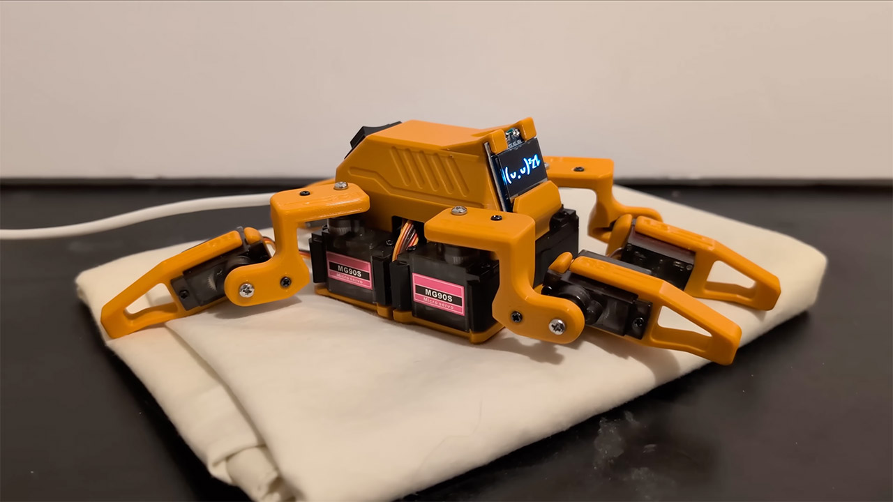 Homemade DIY Walking Robot Sesame