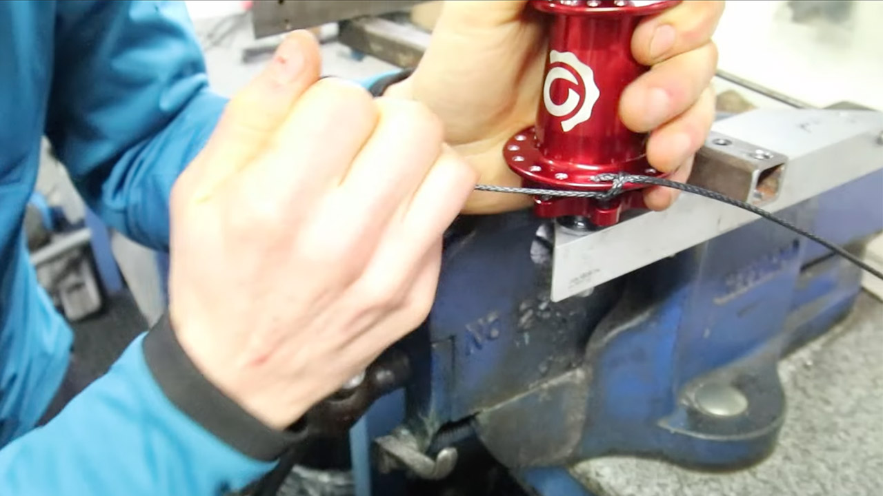 DIY Rope Spoke Bicycle Wheel Robline DM20