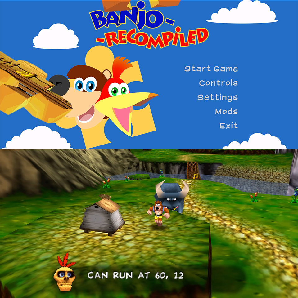 Banjo Kazooie PC Port Banjo: Recompiled