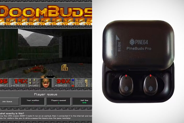 Running DOOM on Wireless Earbuds PineBuds Pro
