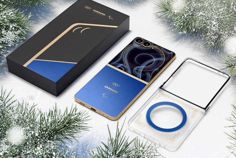 Samsung Galaxy Z Flip7 Olympic Edition Phone Milano Cortina